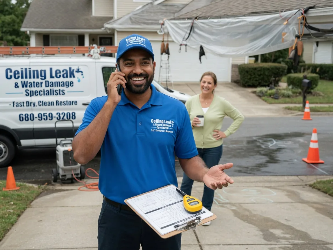Ceiling Leak Cleanup Cave In Rock, IL FAQs